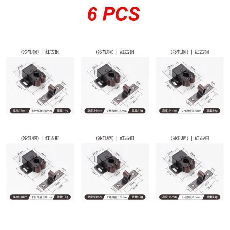 Magnet Cabinet Catches Door Stop Closer Stoppers Damper Buffer for Wardrobe Hardware Furniture Fittings Accessories Drawers