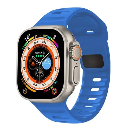 Silicone Sport Strap For Apple Watch Band 49mm 45mm 44mm 42mm 40mm