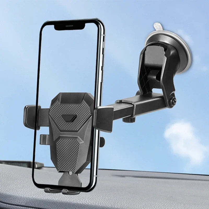 Car Sucker Phone Holder Mount Stand Portable Phone Stand Extension Arm Cell Phone Support For iPhone 13 12 Xiaomi Huawei Samsung