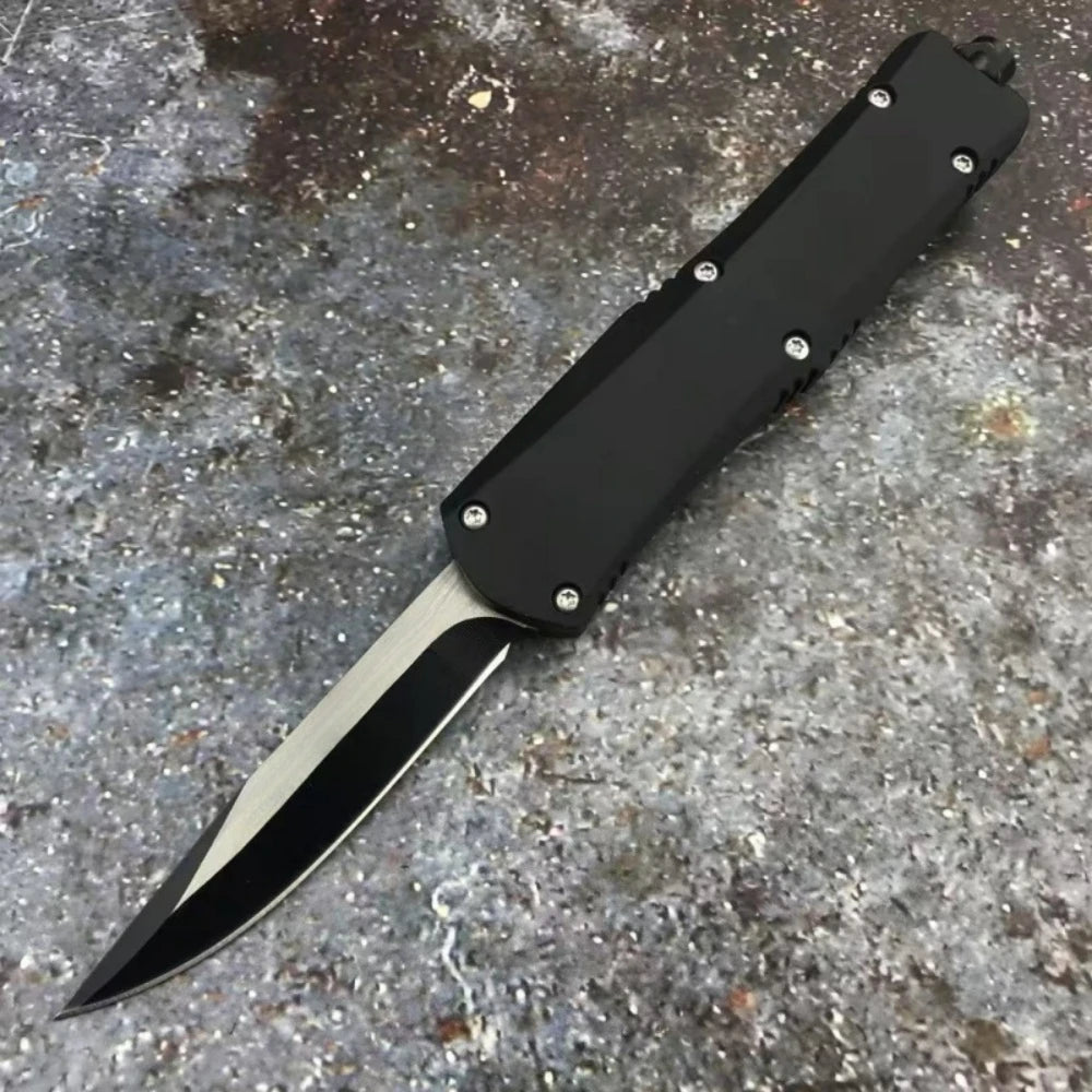 A07 Folding Knife Zinc Alloy Handle 440C Blade Wilderness Adventure Hunting Combat Military Sharp Multi-functional Outdoor Tools