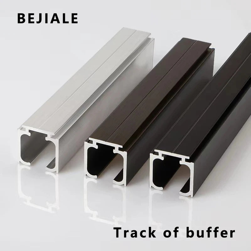 Glass Door Lifting Wheel Bathroom Room Pulley Sliding Door Toilet Two-way Damping Buffer Glass Pulley Moving Door Track Fittings