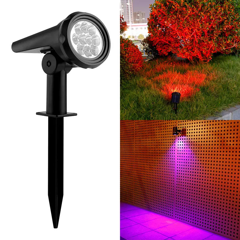 Solar LED Spotlights (7/10 LED) Intelligent Light Control, Weatherproof, Multiple Colors. Ideal for Garden ,Outdoor Lighting