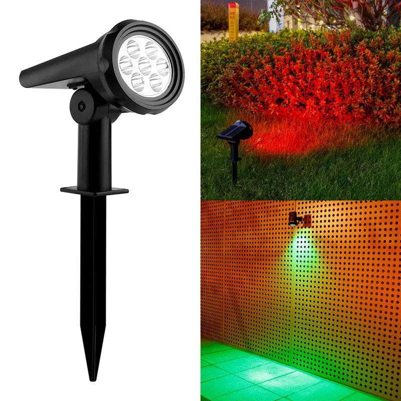 Solar LED Spotlights (7/10 LED) Intelligent Light Control, Weatherproof, Multiple Colors. Ideal for Garden ,Outdoor Lighting