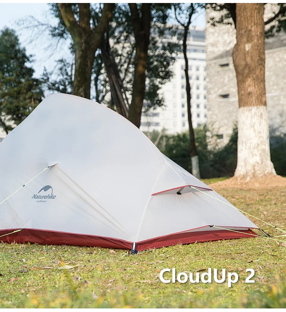 Naturehike Cloud Up 1 2 3 Person Camping Tent Ultralight Waterproof Trekking Tents Hiking Backpacking Shelter Tent Travel Tent