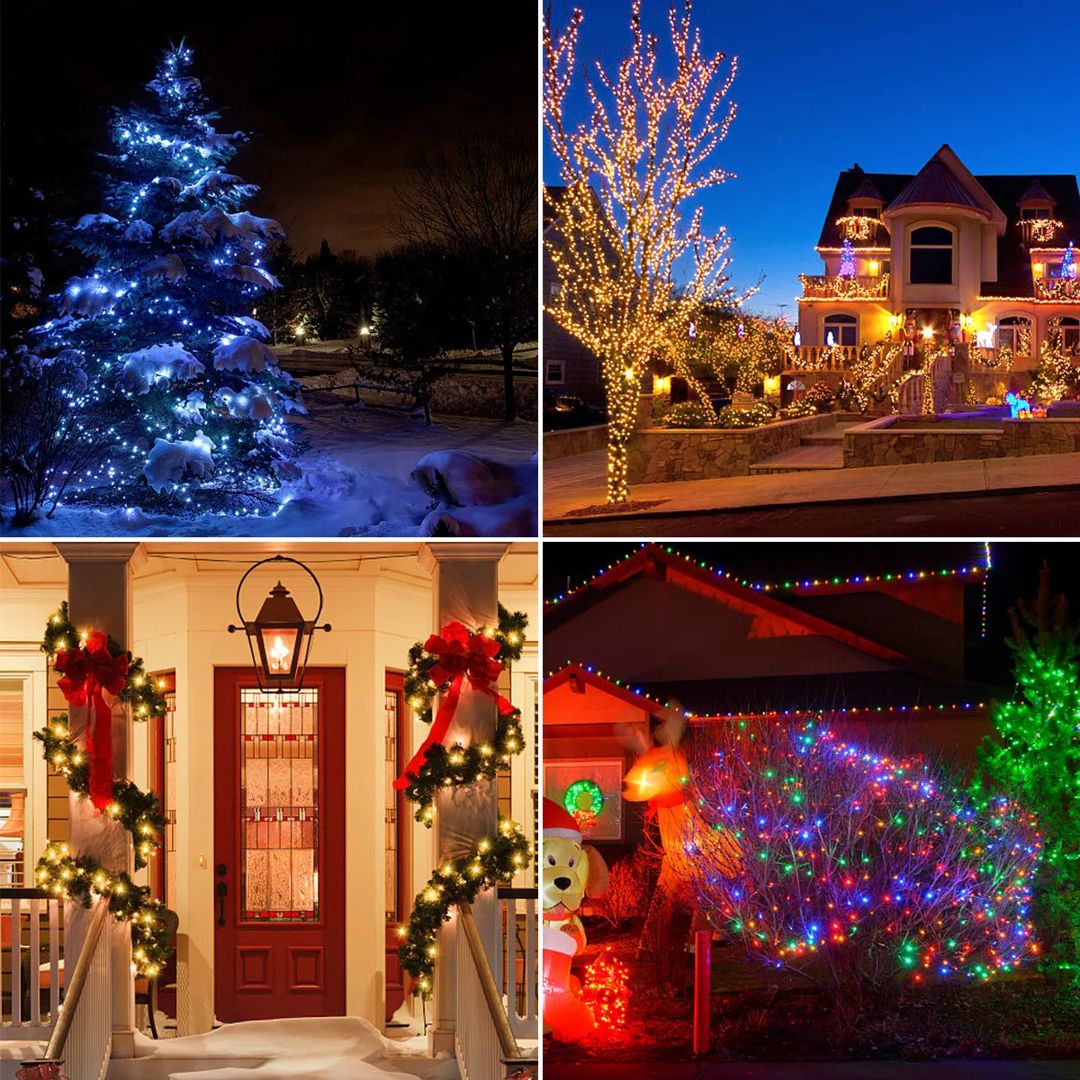 10M-100M Solar Outdoor Lights Waterproof Fairy Light String Waterproof Christmas Lights Garland Party New Year Wedding Decoratio
