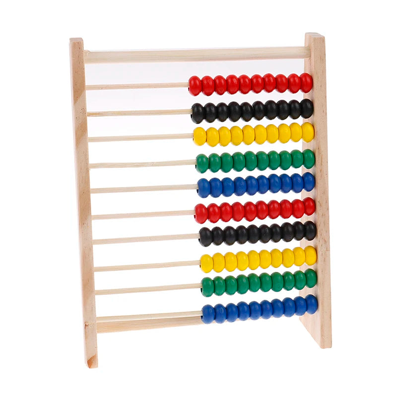 Intelligence Development Wooden Abacus for Kids Mathematics for 3-6 Year Olds