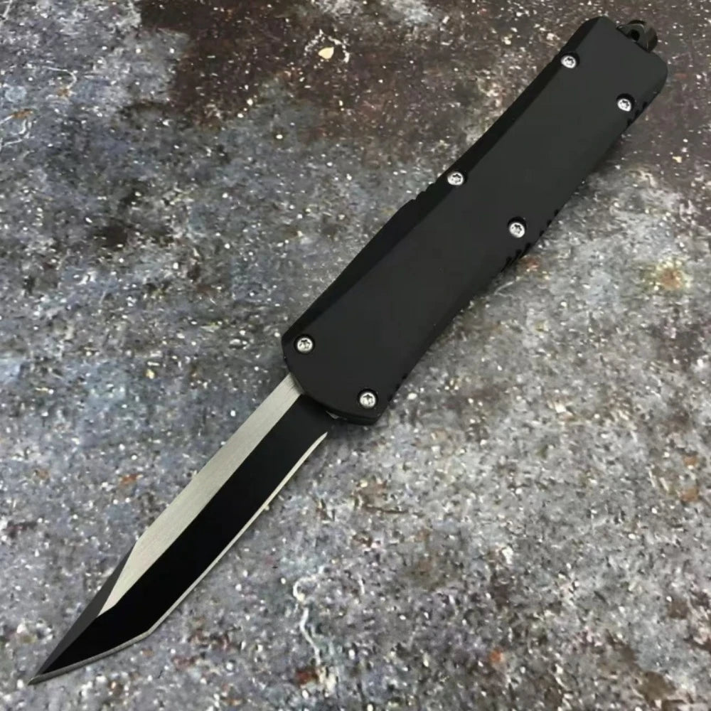 A07 Folding Knife Zinc Alloy Handle 440C Blade Wilderness Adventure Hunting Combat Military Sharp Multi-functional Outdoor Tools
