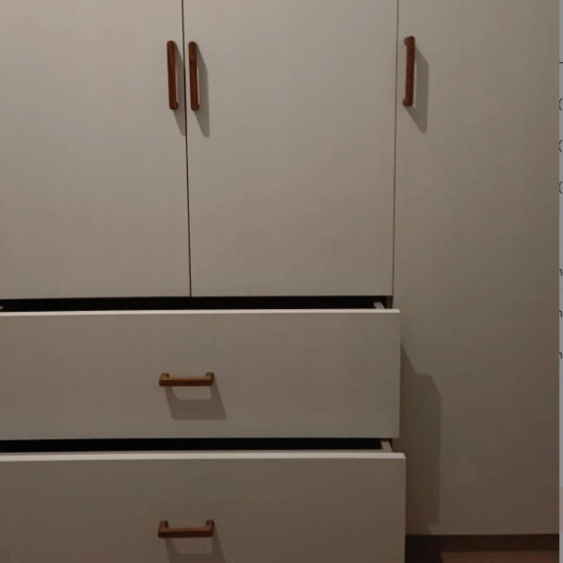 Solid Wooden Kitchen Door Dresser Wardrobe Knobs Cupboard Drawer Pull Cabinet Furniture Handle