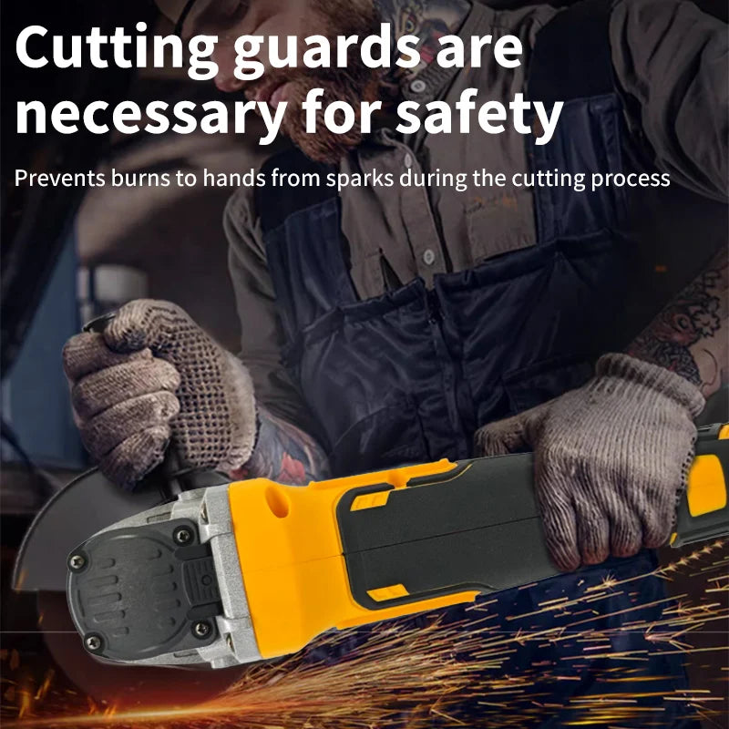 Codrill 125/100mm Cordless Brushless Angle Grinder 9000RPM Cutting Machine Polishing Machine For Dewalt 20V Battery PIN