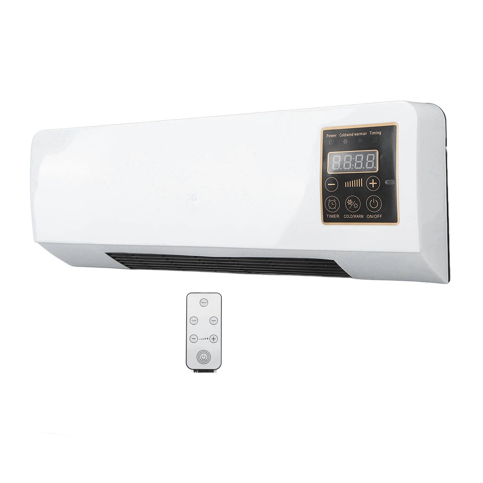 Portable Heater Small Heater Portable Wall Mounted Nature Wind Hot Heater Fan for Bathroom Bedroom Wall Mounted Heater Machine