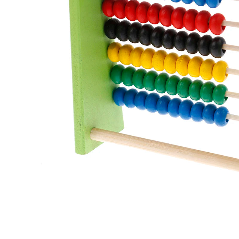 Intelligence Development Wooden Abacus for Kids Mathematics for 3-6 Year Olds