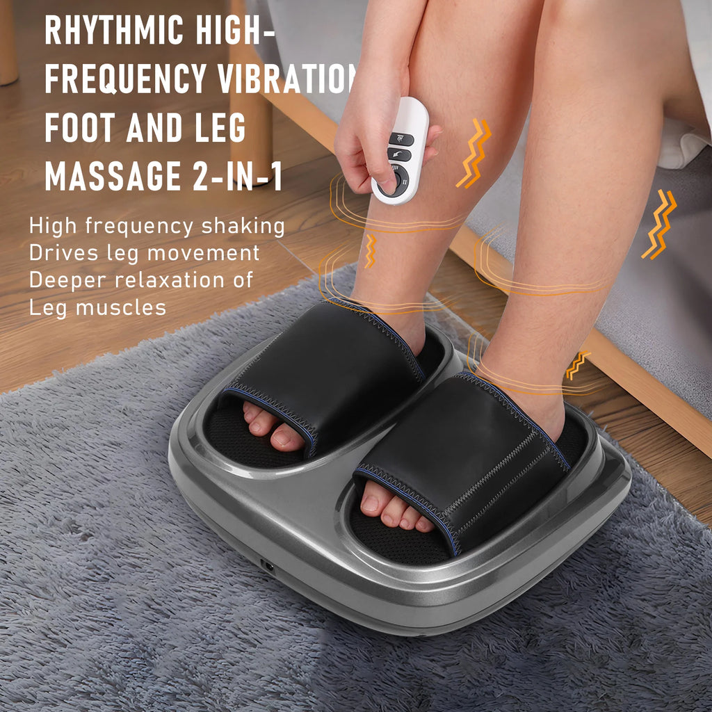 Electric Foot Massager Therapy Shiatsu Kneading Roller Muscle Relief Fatigue Foot Massage Spa Machine