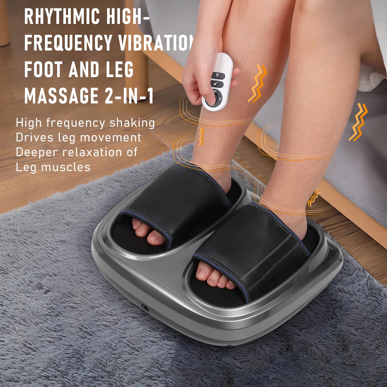 Electric Foot Massager Therapy Shiatsu Kneading Roller Muscle Relief Fatigue Foot Massage Spa Machine