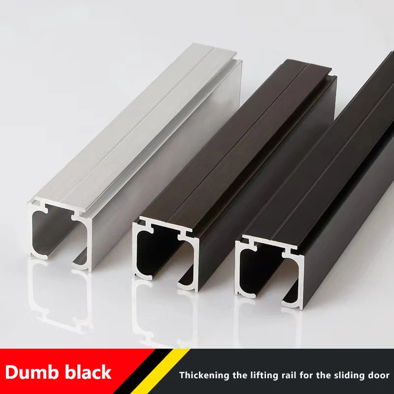 Glass Door Lifting Wheel Bathroom Room Pulley Sliding Door Toilet Two-way Damping Buffer Glass Pulley Moving Door Track Fittings