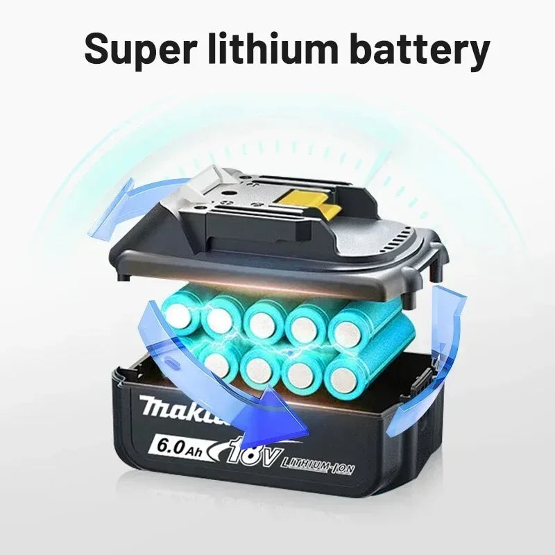 Original Makita 18V 5.0Ah 6.0Ah Rechargeable Battery, for Makita Tool BL1830B BL1840 BL1840B BL1850 BL1850B 18650 18V Battery