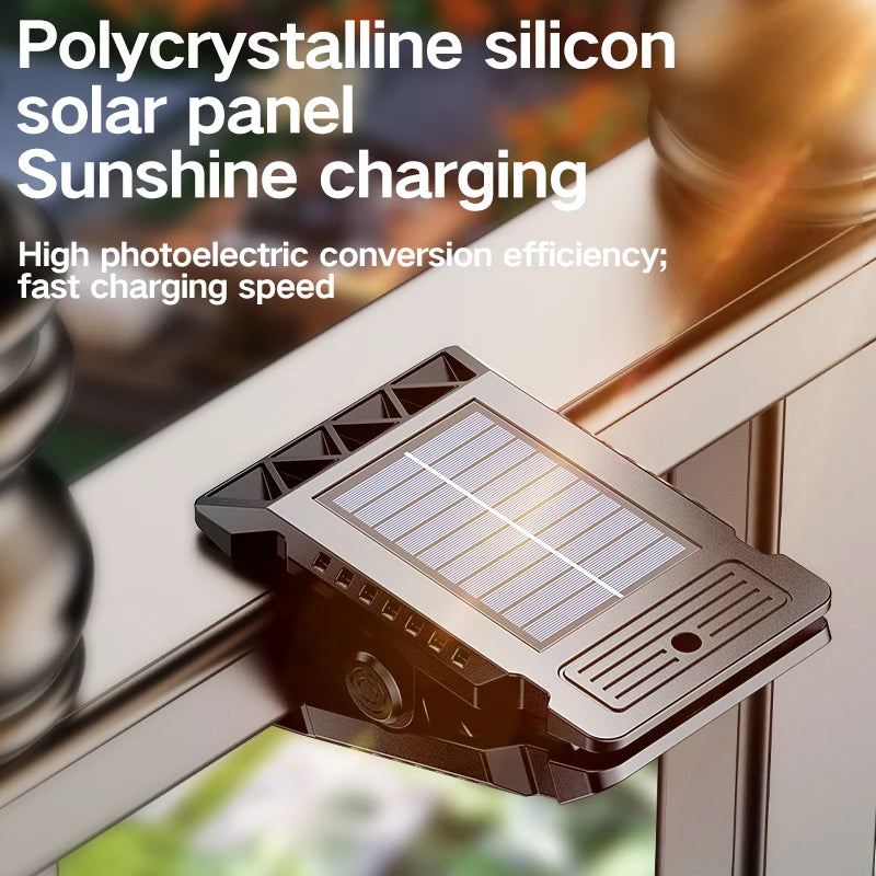 Outdoor Solar Clamp On Motion Sensor Lights Waterproof Work Light 3 Lighting Modes Camping Lamp Fence Walls Garage Led Lamps