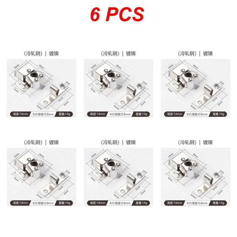 Magnet Cabinet Catches Door Stop Closer Stoppers Damper Buffer for Wardrobe Hardware Furniture Fittings Accessories Drawers