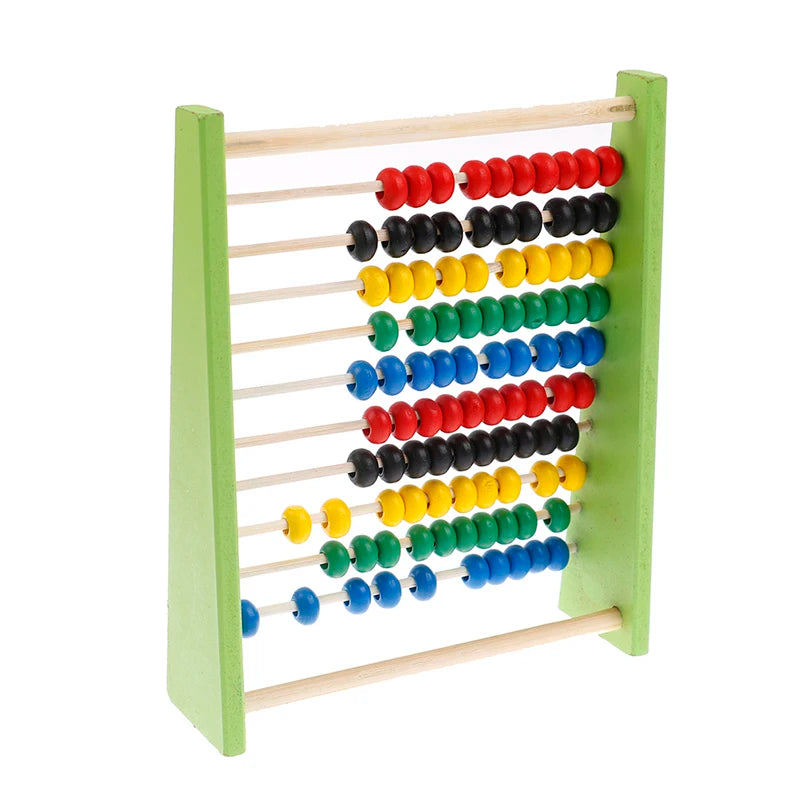 Intelligence Development Wooden Abacus for Kids Mathematics for 3-6 Year Olds