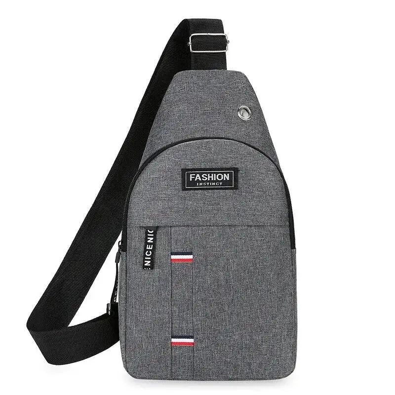 New Men Shoulder Bags Chest Bag Multifuncional Crossbody Bags Travel