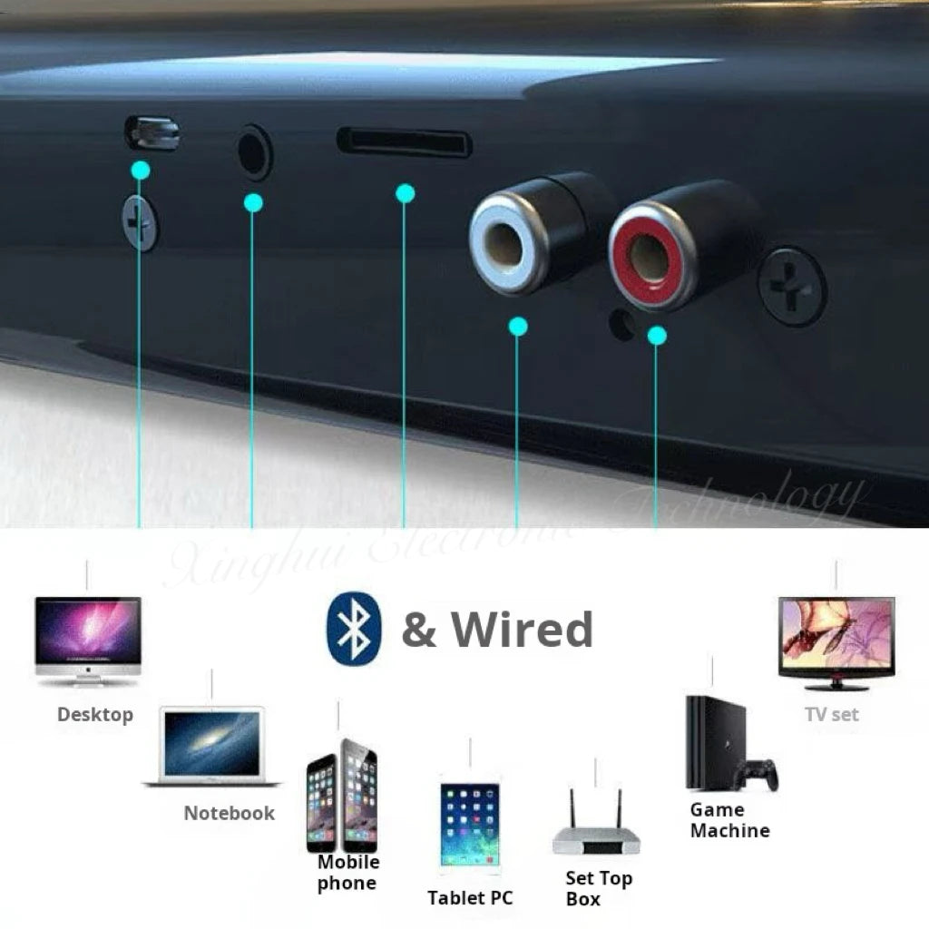 Home Theater Sound System Bluetooth Speaker Computer Speakers For TV Soundbar Box Subwoofer Radio Music Center Boom Box Column