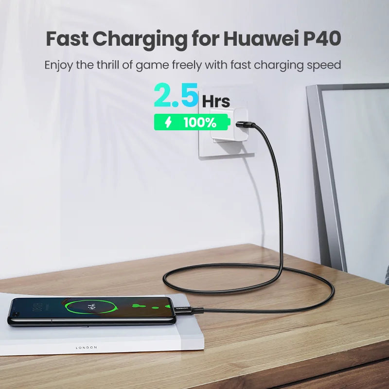 UGREEN 100W USB C to USB C Cable PD Fast Charging Cable 5A 100W Type C Cable for MacBook iPad Pro Fast Charger PD Cable USB C