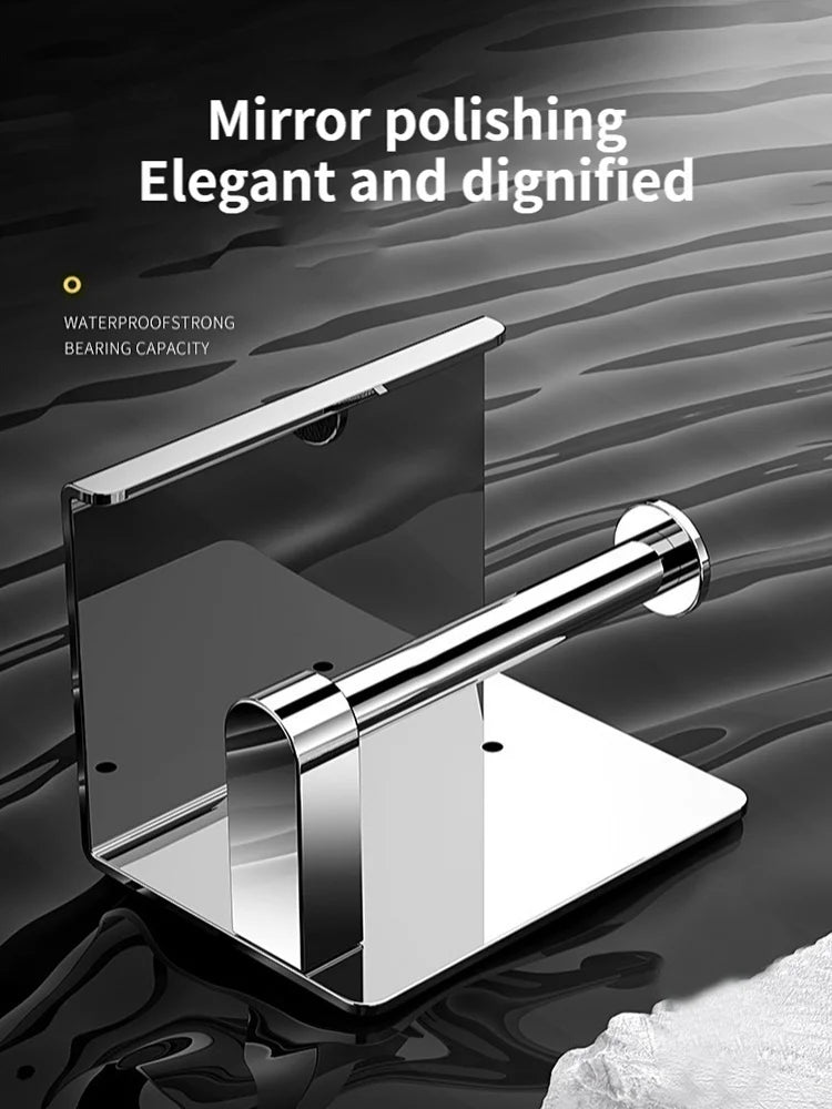 Bathroom Toilet Paper Holder 304 Stainless Steel Waterproof Roll Paper Box Tissue Box Holder Bathroom Hardware Accessories