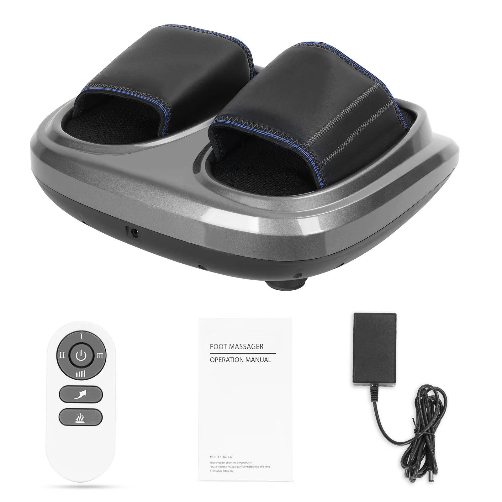 Electric Foot Massager Therapy Shiatsu Kneading Roller Muscle Relief Fatigue Foot Massage Spa Machine