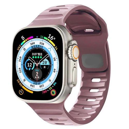 Silicone Sport Strap For Apple Watch Band 49mm 45mm 44mm 42mm 40mm