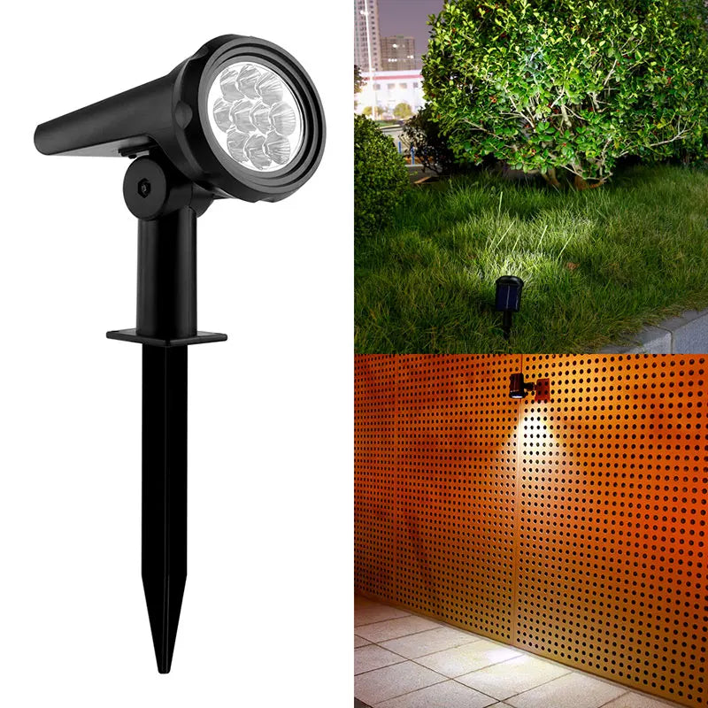 Solar LED Spotlights (7/10 LED) Intelligent Light Control, Weatherproof, Multiple Colors. Ideal for Garden ,Outdoor Lighting