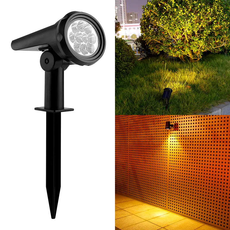 Solar LED Spotlights (7/10 LED) Intelligent Light Control, Weatherproof, Multiple Colors. Ideal for Garden ,Outdoor Lighting