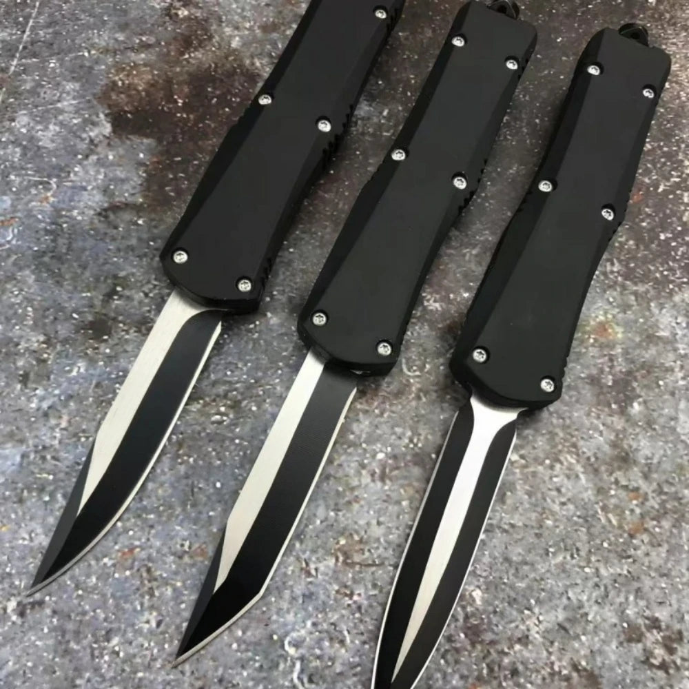 A07 Folding Knife Zinc Alloy Handle 440C Blade Wilderness Adventure Hunting Combat Military Sharp Multi-functional Outdoor Tools