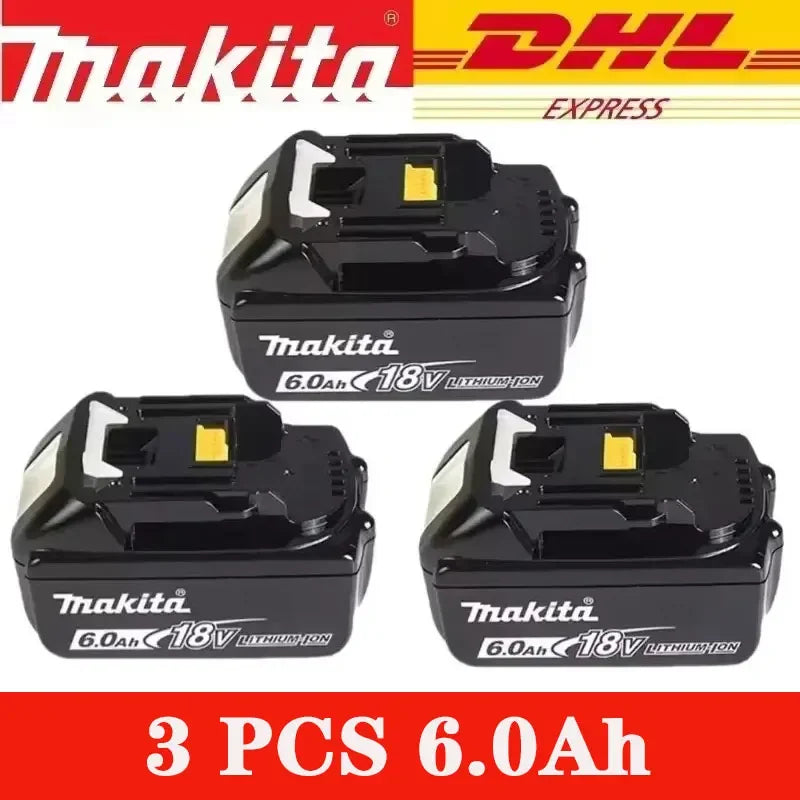 Original Makita 18V 5.0Ah 6.0Ah Rechargeable Battery, for Makita Tool BL1830B BL1840 BL1840B BL1850 BL1850B 18650 18V Battery