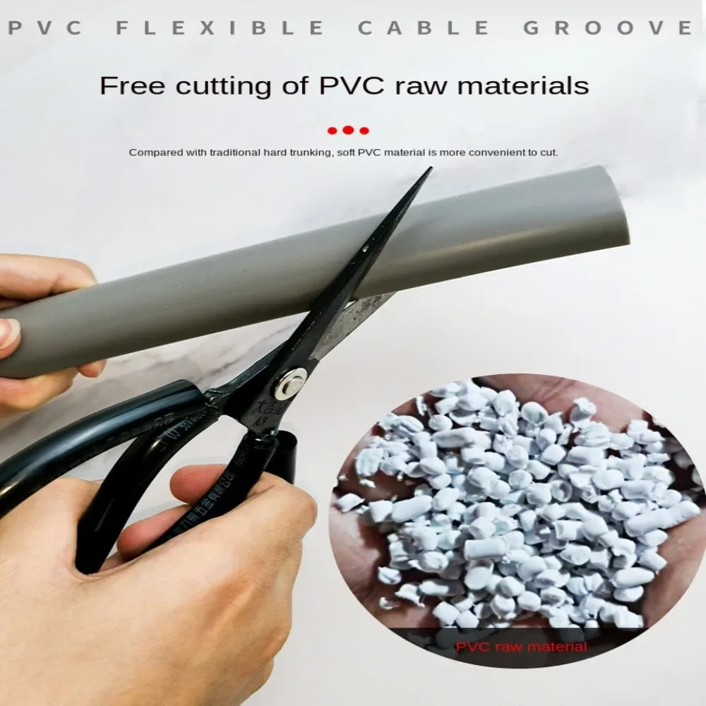 1pc 1m/2m/39.37in/78.74in Self-Adhesive Cable Hider with Protective Sleeve for Wires, Used for Case on Wires, Insulation Protect