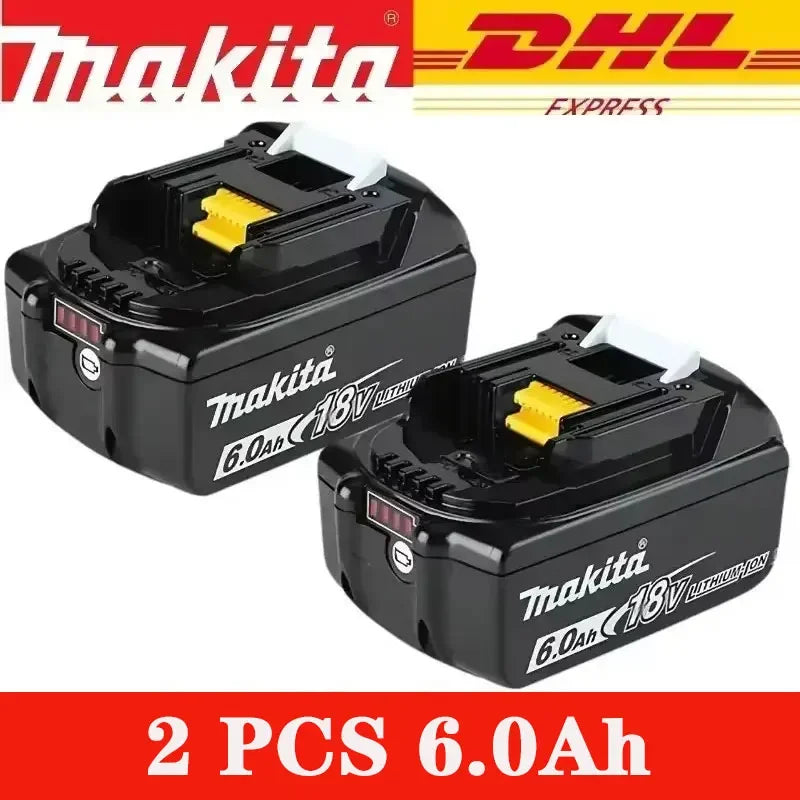 Original Makita 18V 5.0Ah 6.0Ah Rechargeable Battery, for Makita Tool BL1830B BL1840 BL1840B BL1850 BL1850B 18650 18V Battery
