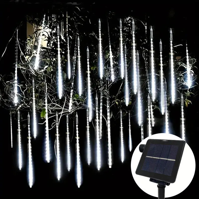 Solar Led Light Outdoor Meteor Shower Rain Lights Waterproof Garden Decor Outdoor Street Garland New Year Christmas Decoration