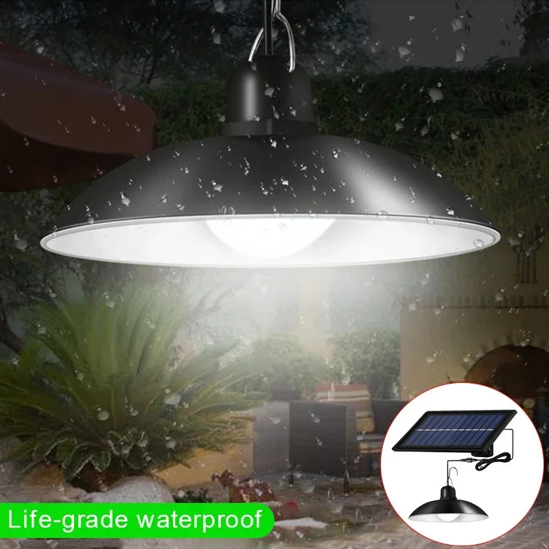 Solar Lights Household Outdoor Solar Lamp and Outdoor Garden Pendant Light Camping Solar Lights One Drag Two Waterproof Lighting