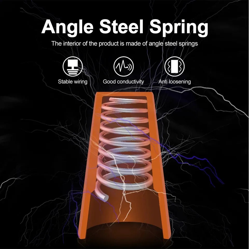 345PCS Crimping Cap Fast Wire Connector Electrical Insulated Twist Crimp Terminal AWG22-10 Nut Spring End Cap Rotating Splicing