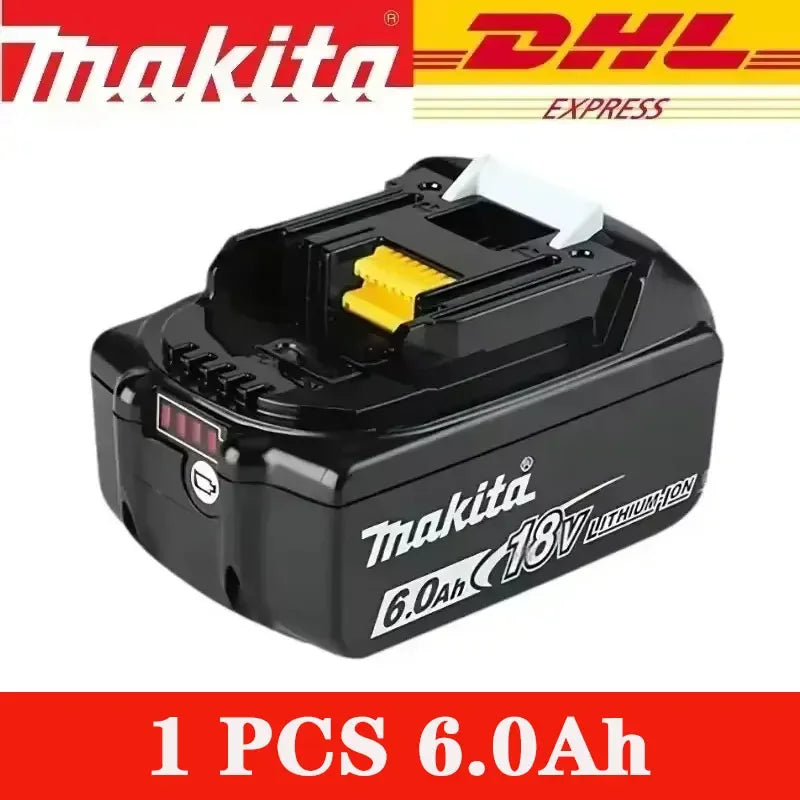 Original Makita 18V 5.0Ah 6.0Ah Rechargeable Battery, for Makita Tool BL1830B BL1840 BL1840B BL1850 BL1850B 18650 18V Battery