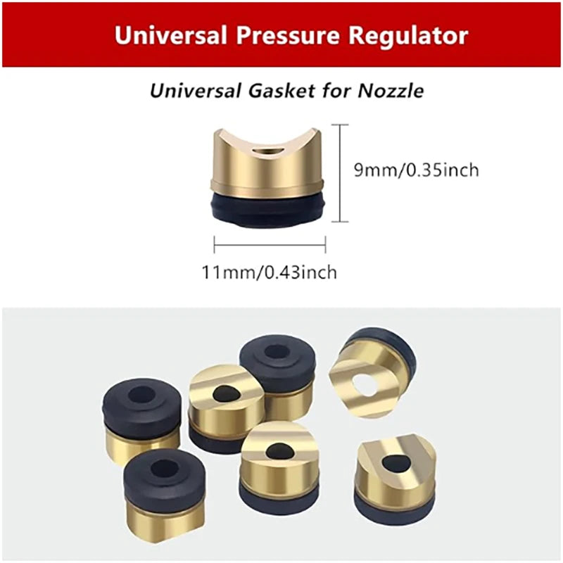 Tip Gaskets for Seal Airless Paint Sprayer Replace 246453 Nozzle Universal Reversible Tip Gasket & Saddle Gasket