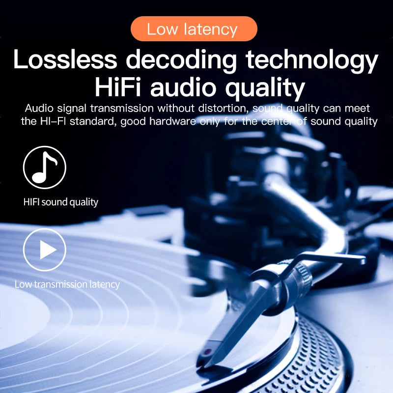 Bluetooth Receiver Transmitter 5.3 Stereo Low Latency AUX 3.5mm Jack Optical Coaxical Wireless Music Audio Adapter USB For TV PC