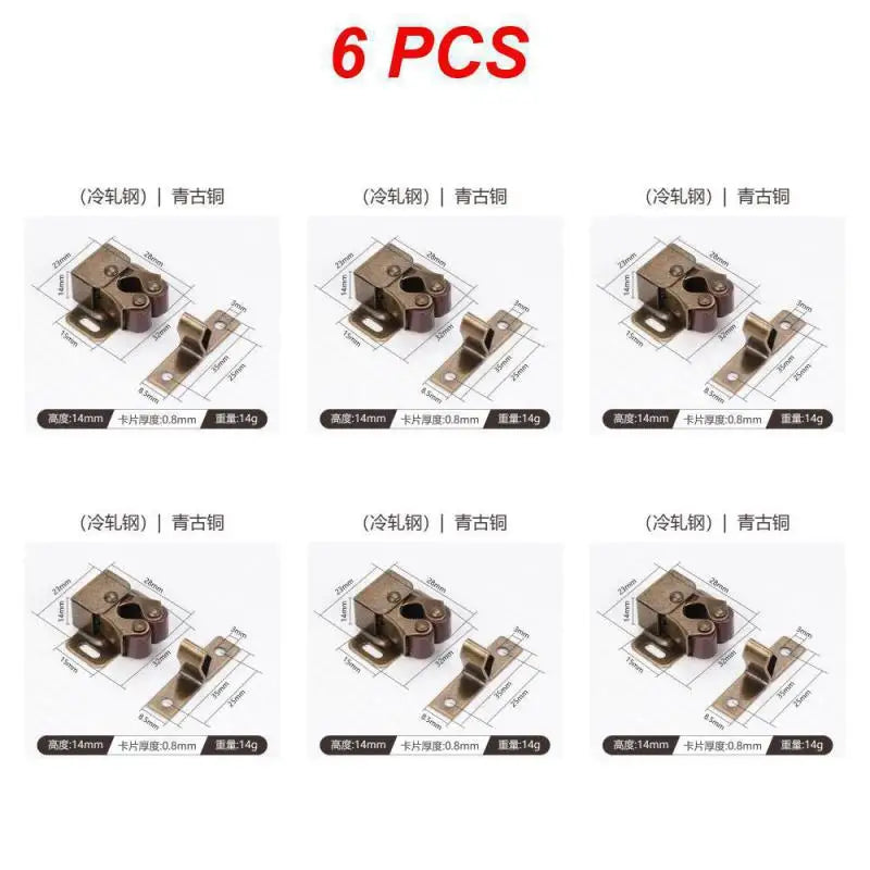 Magnet Cabinet Catches Door Stop Closer Stoppers Damper Buffer for Wardrobe Hardware Furniture Fittings Accessories Drawers