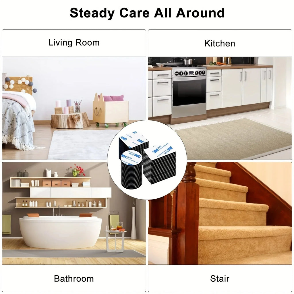 30pcs Double Sided Tape, Wall Tape Suitable For Home, Office, Car,