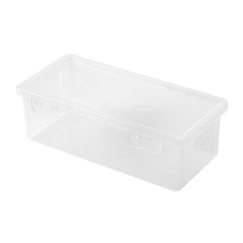 1/2pcs Portable Simple Plastic Transparent Pencil Box Student Stationery Pencil Case School Supplies For Kids Teachers