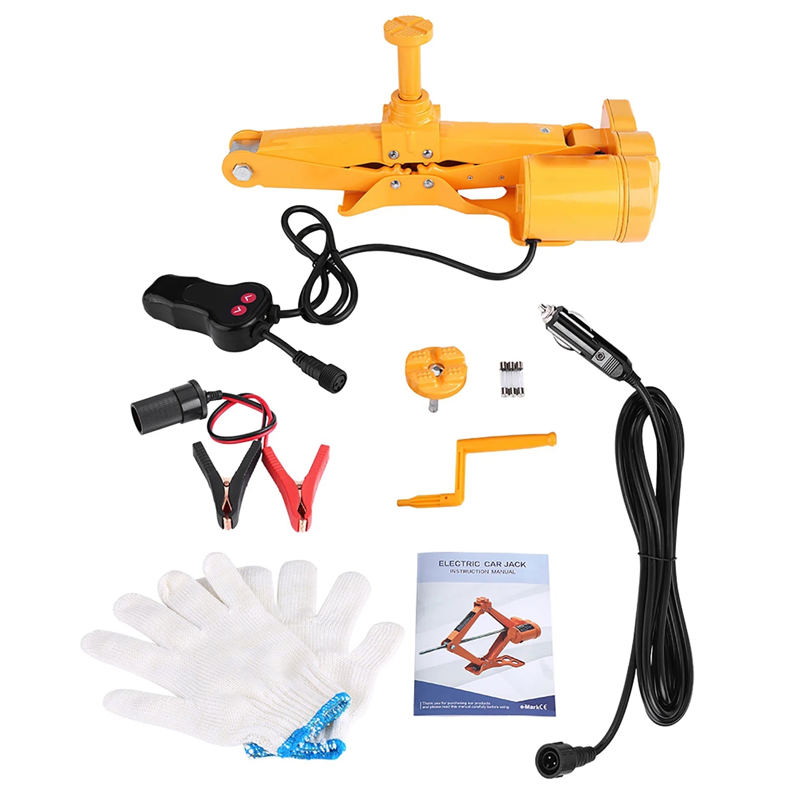 3Ton 12V DC Automotive Car Electric Lifting Jack SUV Van Garage and Emergency Equipment Tools