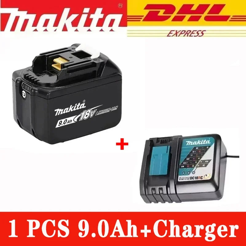 Original Makita 18V 5.0Ah 6.0Ah Rechargeable Battery, for Makita Tool BL1830B BL1840 BL1840B BL1850 BL1850B 18650 18V Battery