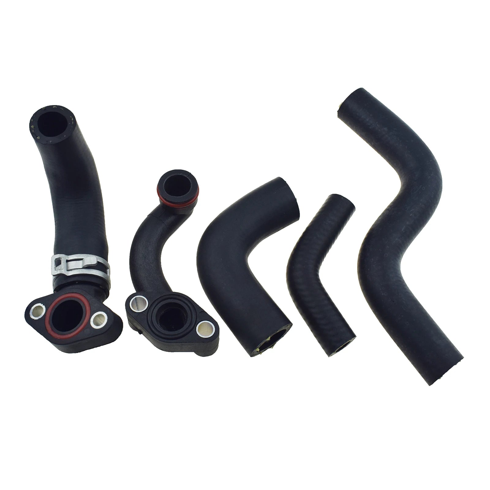 New 1 / 5PCS Engine Coolant Pipe Hose Set Rubber For Jeep Grand Cherokee 68147604AA,68211200AC,68252326AF,68253365AA ,68211250AA