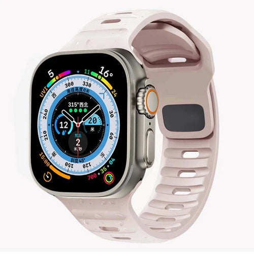 Silicone Sport Strap For Apple Watch Band 49mm 45mm 44mm 42mm 40mm