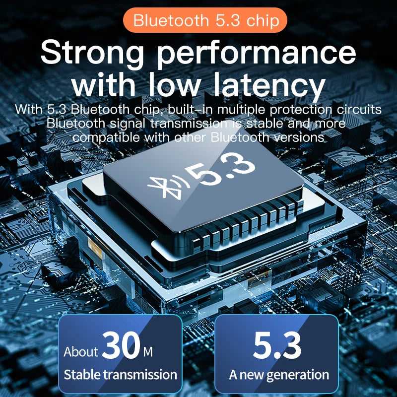 Bluetooth Receiver Transmitter 5.3 Stereo Low Latency AUX 3.5mm Jack Optical Coaxical Wireless Music Audio Adapter USB For TV PC