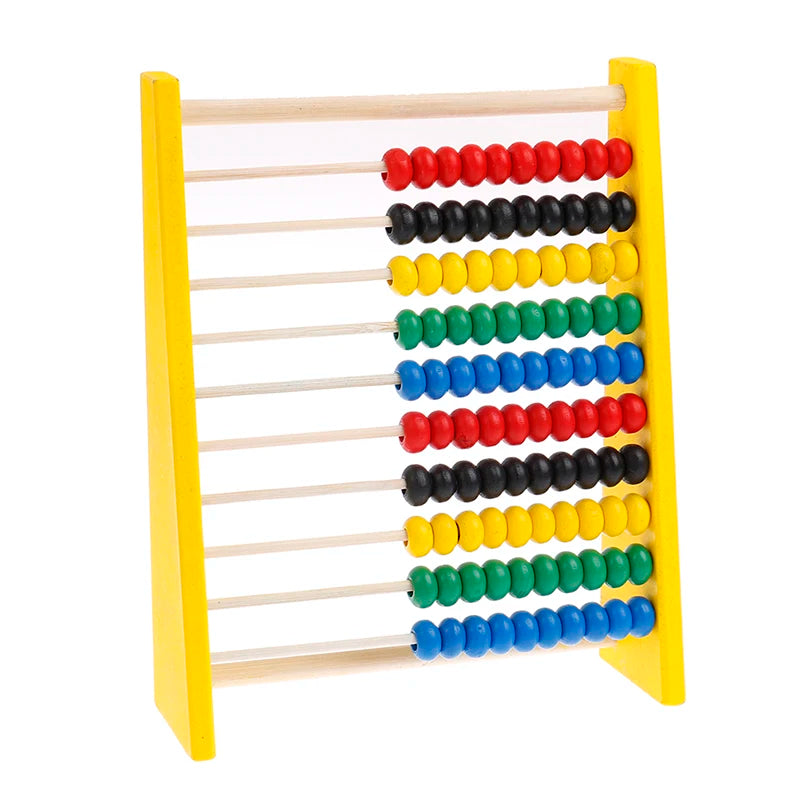 Intelligence Development Wooden Abacus for Kids Mathematics for 3-6 Year Olds