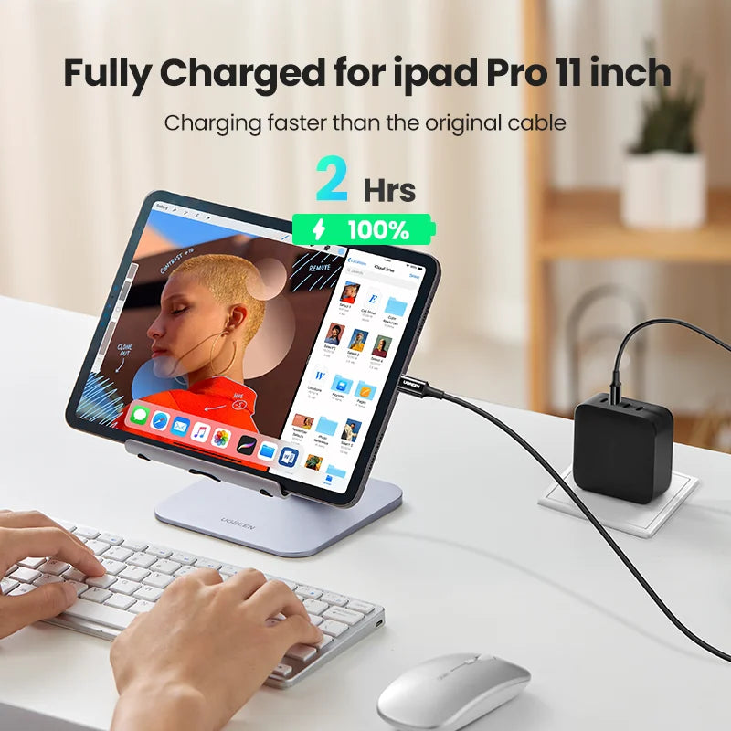UGREEN 100W USB C to USB C Cable PD Fast Charging Cable 5A 100W Type C Cable for MacBook iPad Pro Fast Charger PD Cable USB C